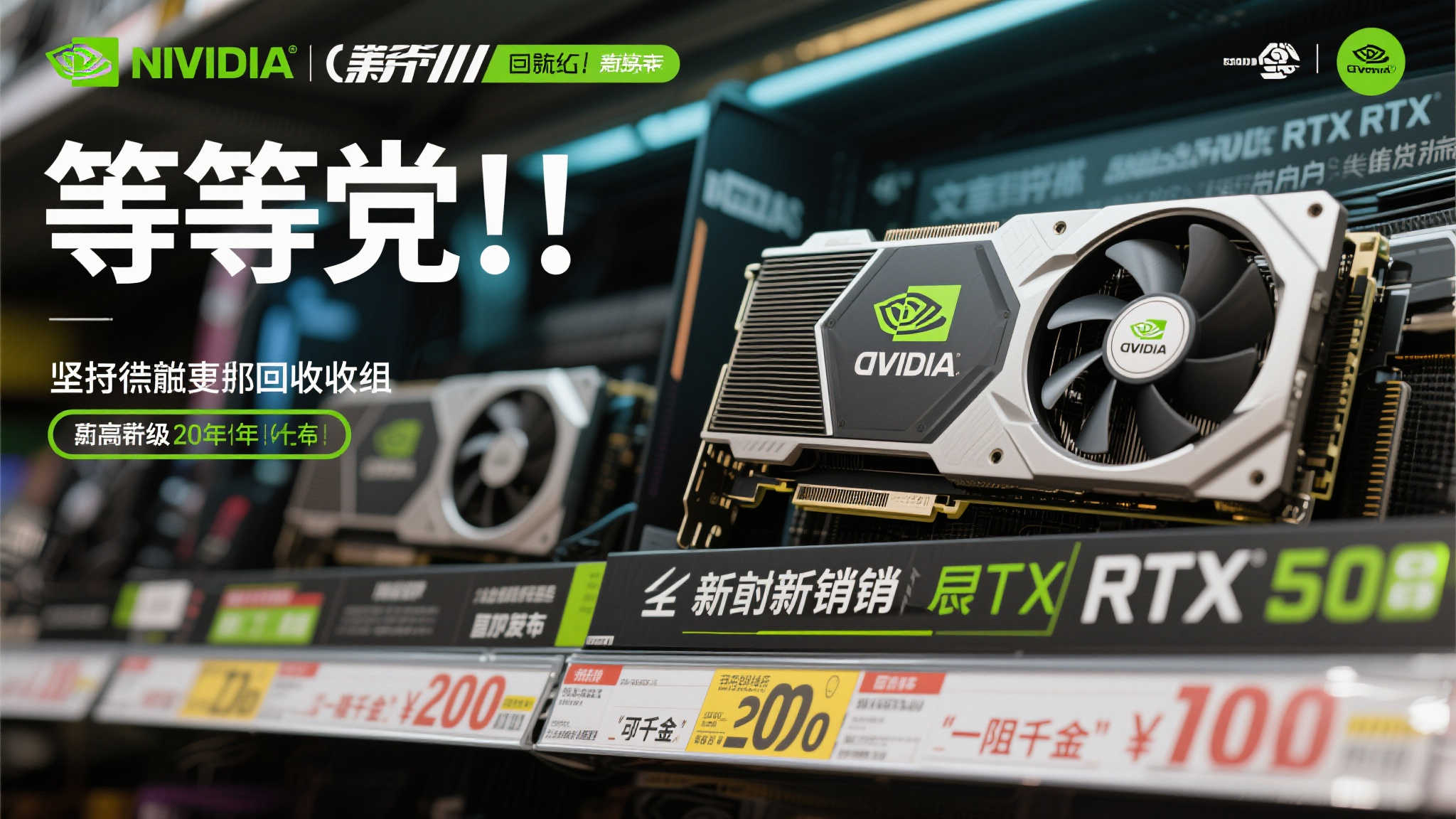 英伟达RTX 50显卡现降价迹象,等等党或迎来转机 英伟达RTX 50显卡现降价迹象,等等党或迎来转机